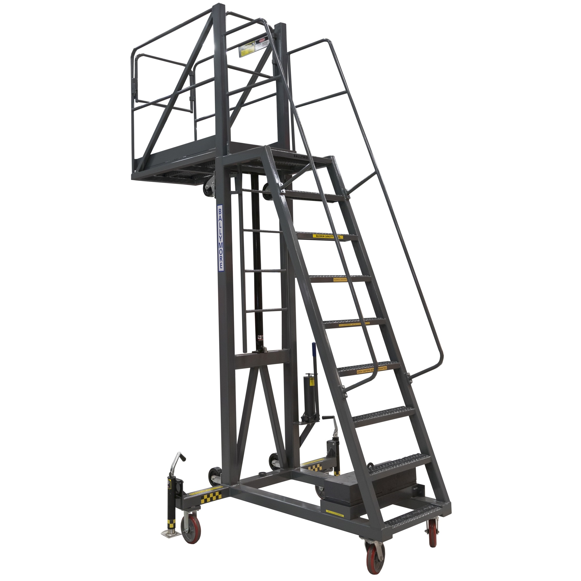 Ballymore, Tank Top Ladder Lift, Overall Height 188 in, Steps 11 Material Steel, Model# TT-11-15